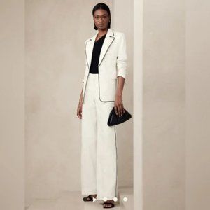 NWT - Banana Republic Carolina Wide Leg Suiting Dress Pant - Size 12